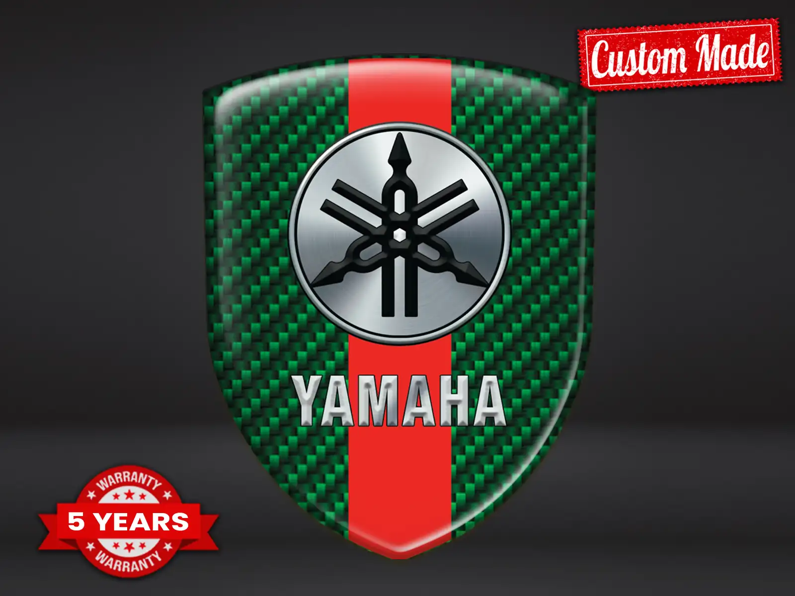 Yamaha Badges Bombés Performance Max Stylé Pro Résistant